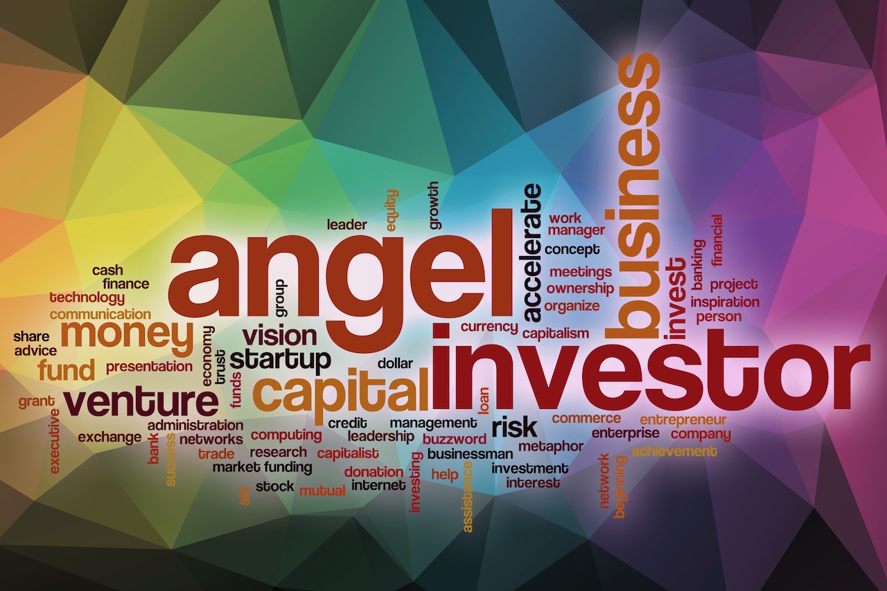 angel-investor-word-cloud-with-abstract-background